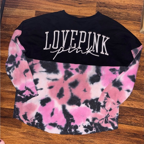 Victoria's Secret Pink Tie-Dye Sweatshirt - Picture 2 of 2